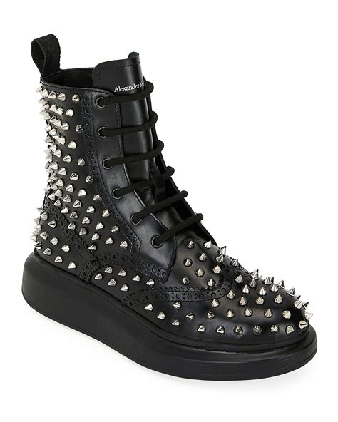 alexander mcqueen high top boots.